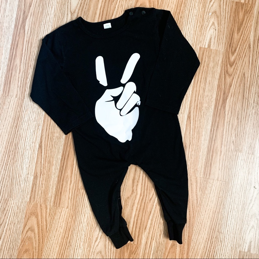 Unknown • Peace Sign Jumpsuit